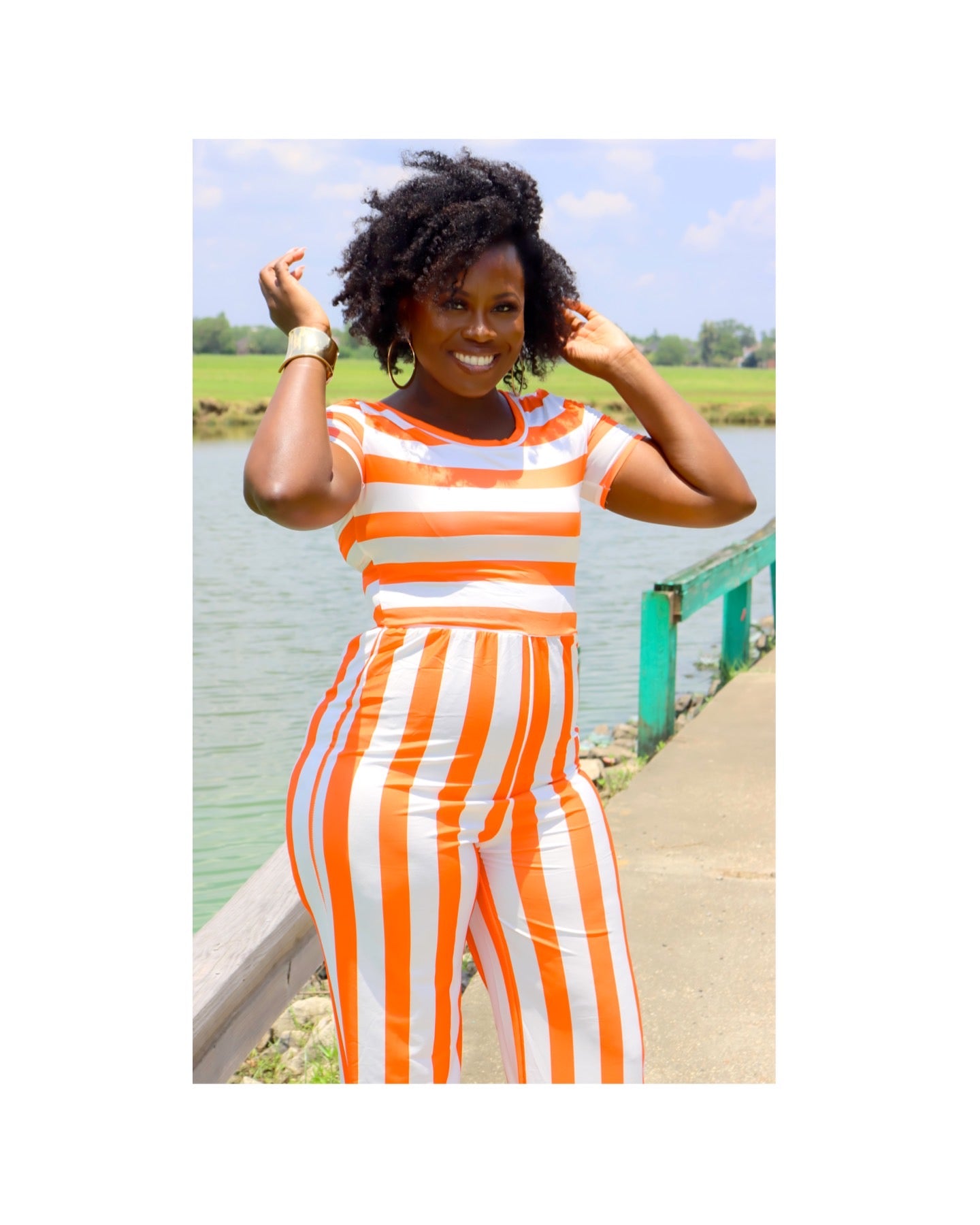 The CANDY STRIPE JUMPSUIT
